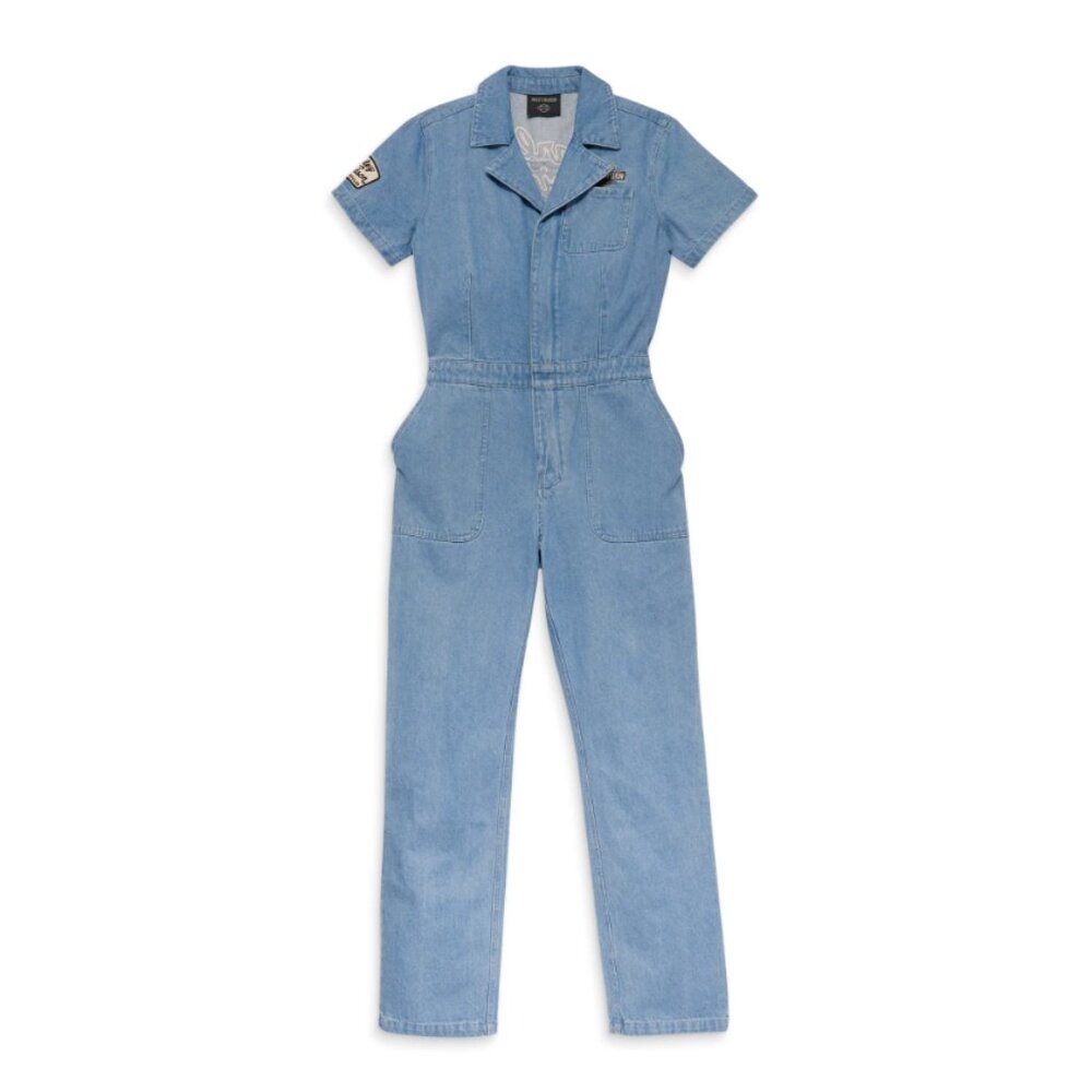*RARE: LIMITED EDITION* Harley-Davidson Women's Industrial Denim Coverall